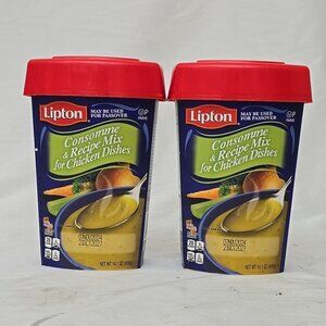 Lipton Kosher Consomme Mix Chicken Parve 14.1 oz (Pack of 2)